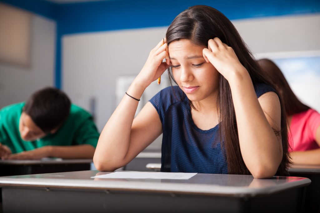 School stress can affect other areas of life as well.
